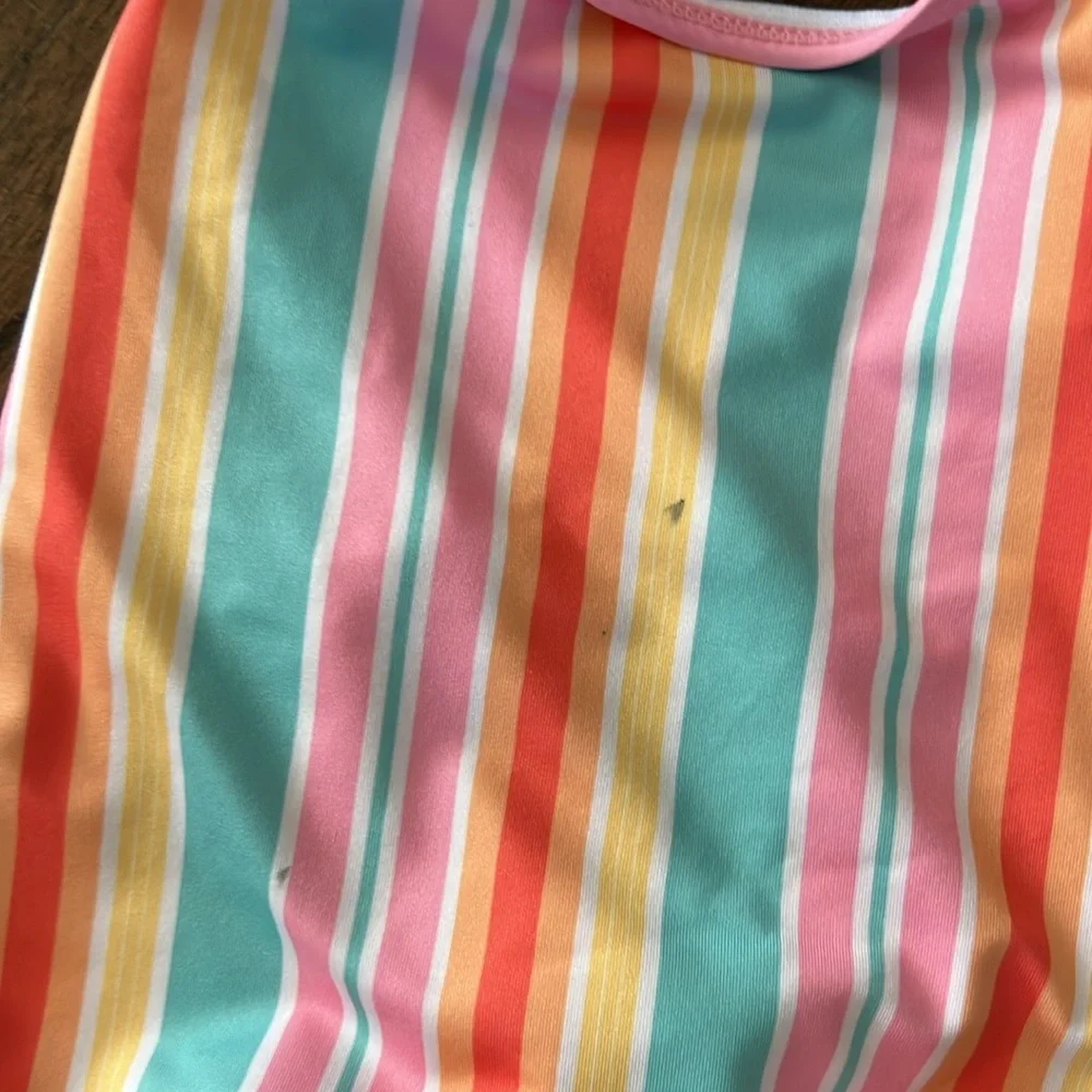 Fruit Stripe Zara Swimsuit Size 4-5 Years